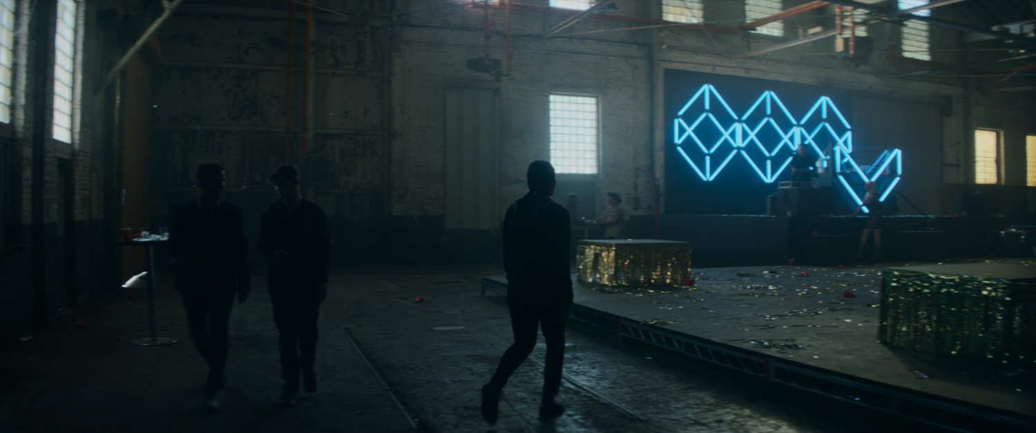 Interior of New York nightclub.