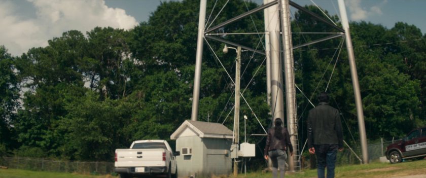 Exterior of Tamaha water tower.