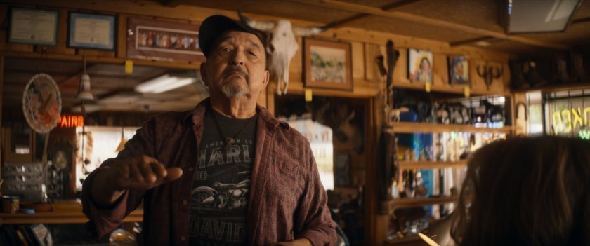 Skully inside his pawn shop.