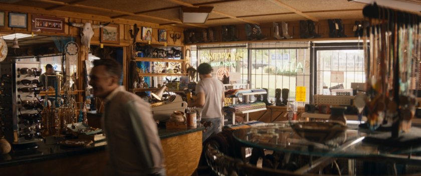 Interior Skully's Pawn shop.
