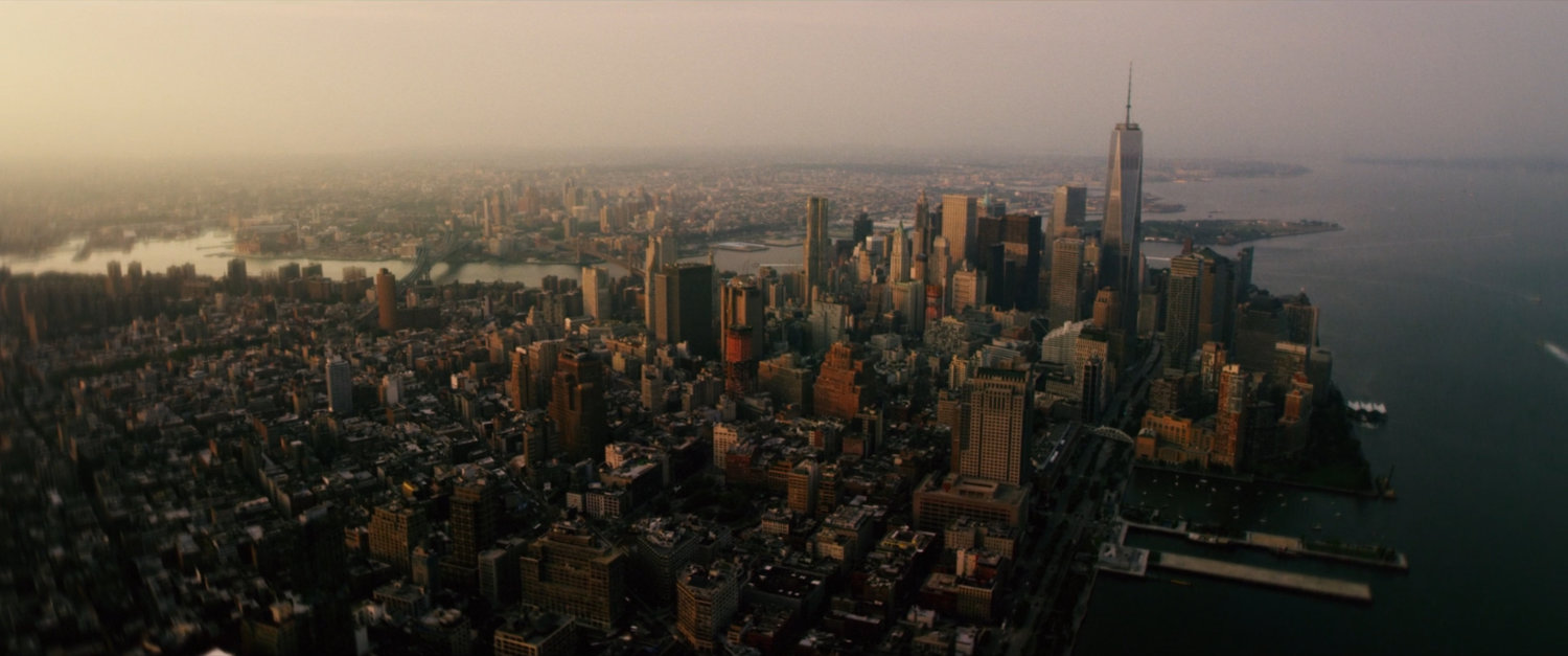 Establishing shot of New York city.