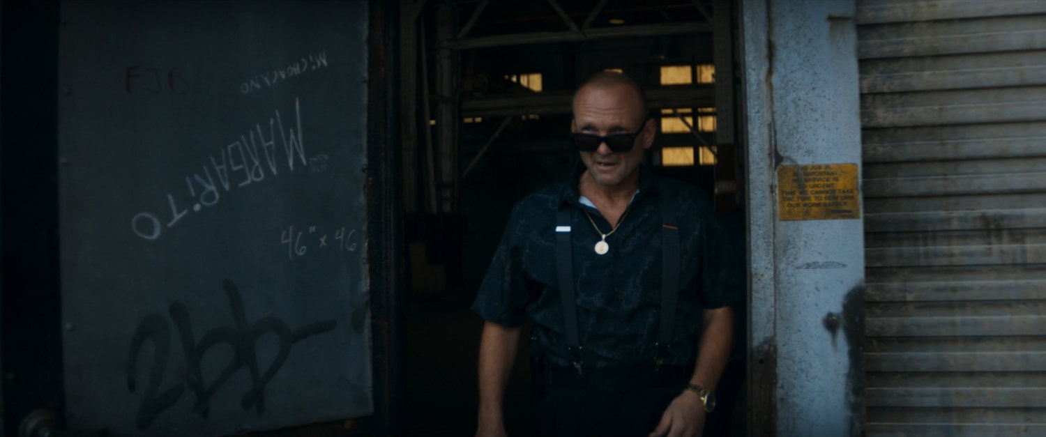 Zane exiting Fisk Depot in Brooklyn.
