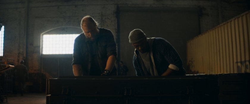 Interior of Fisk Depot in Brooklyn.