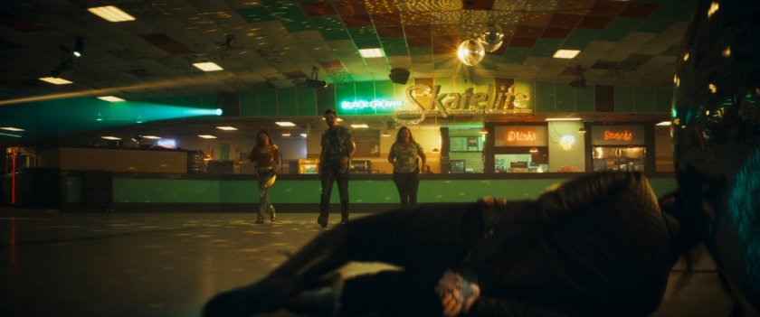 Vickie and his two henchwomen come for Maya inside of Black Crow's SkateLife Roller Skating.