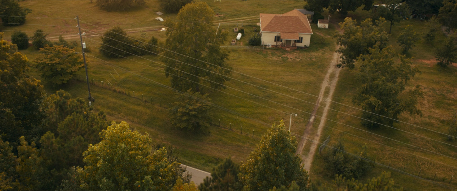 Aerial view of Lopez House.