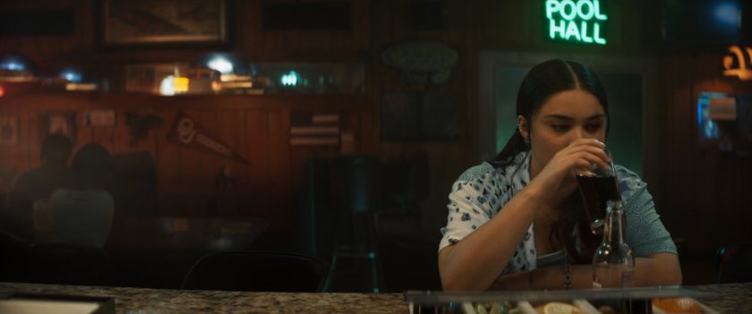 Bonnie drinking in Tamaha Bar.