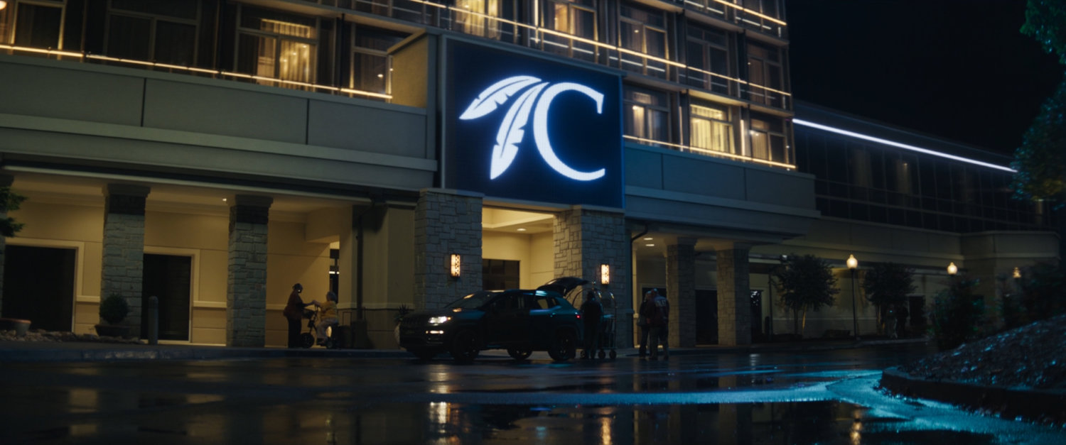 Exterior of the Choctaw Casino in Tamaha.