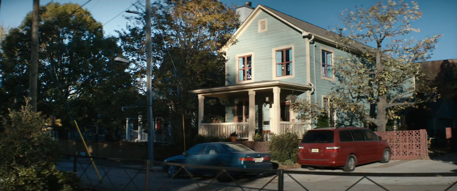Exterior of Khan House.