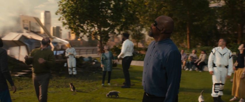 Fury and SWORD technicians in Battery Park.