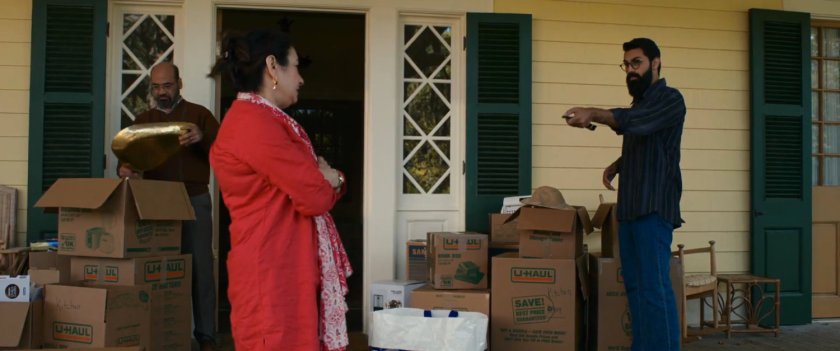 Aamir, Muneeba and Yusuf outside of Maria Rambeau's house.