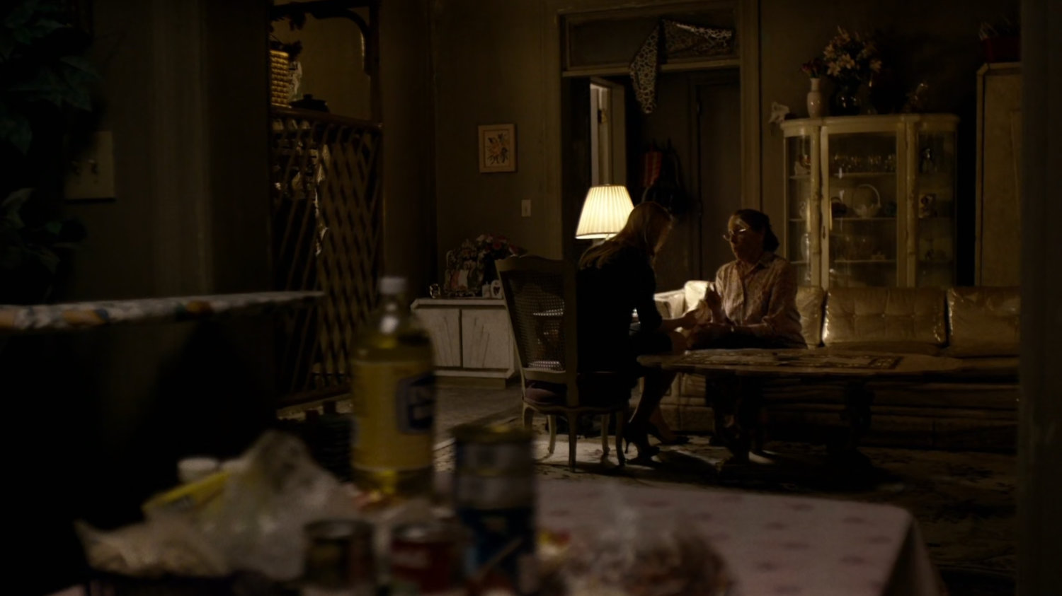 Karen and Elena Cardenas in her apartment.