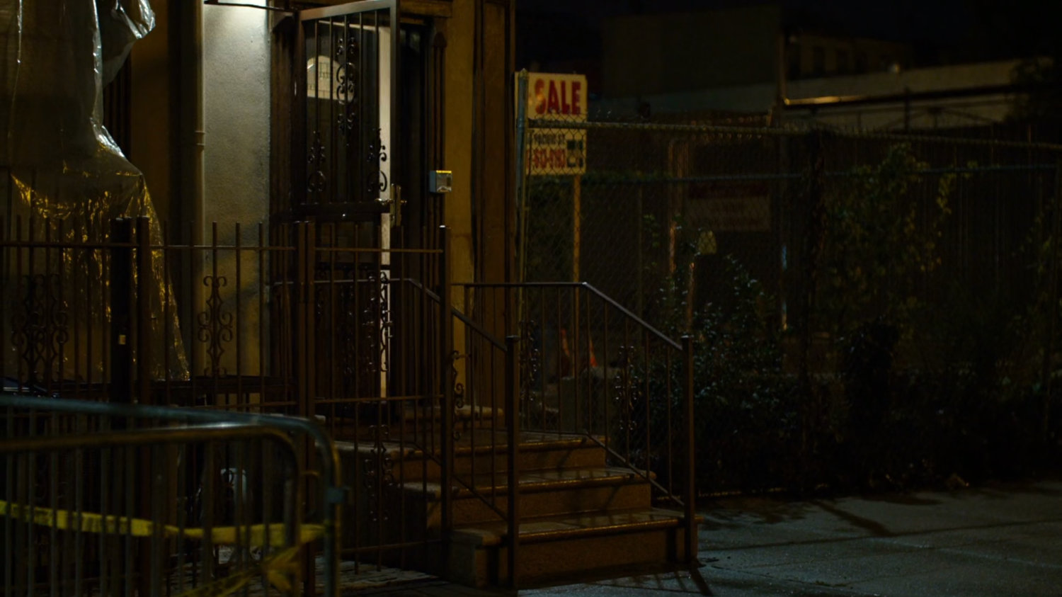 Exterior of Elena Cardenas' apartment.