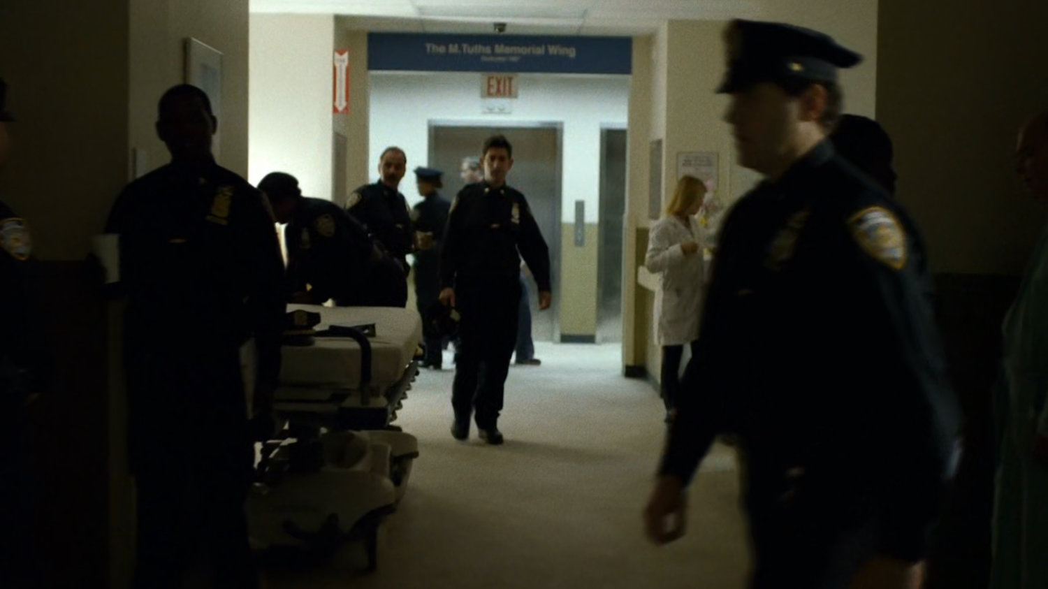 Interior of Metro-General hospital hallway.