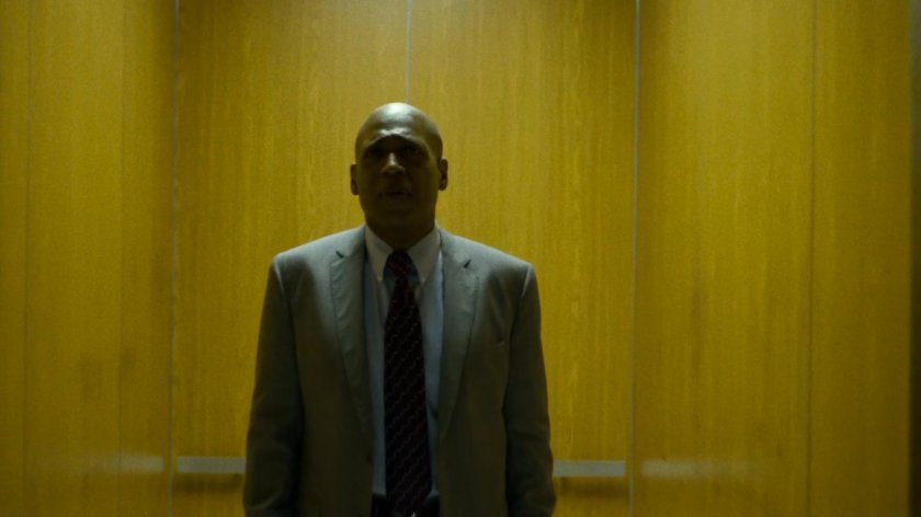 Interior of MetroGeneral hospital elevator.