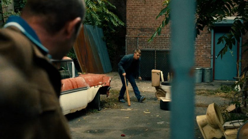 Young man in abandoned lot in Hell's Kitchen circa 1971.
