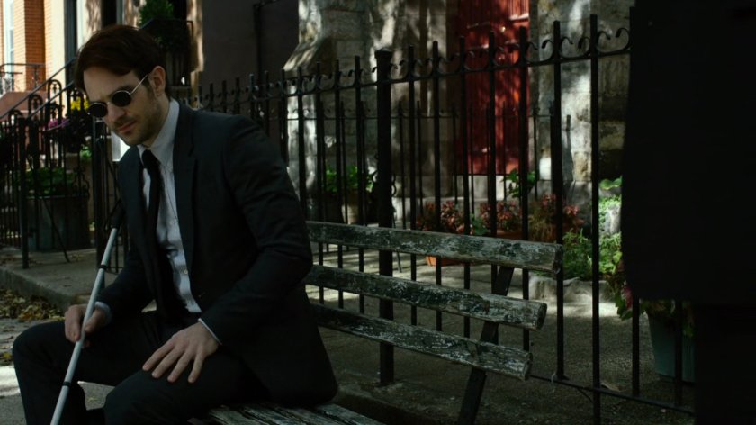 Matt outside church.