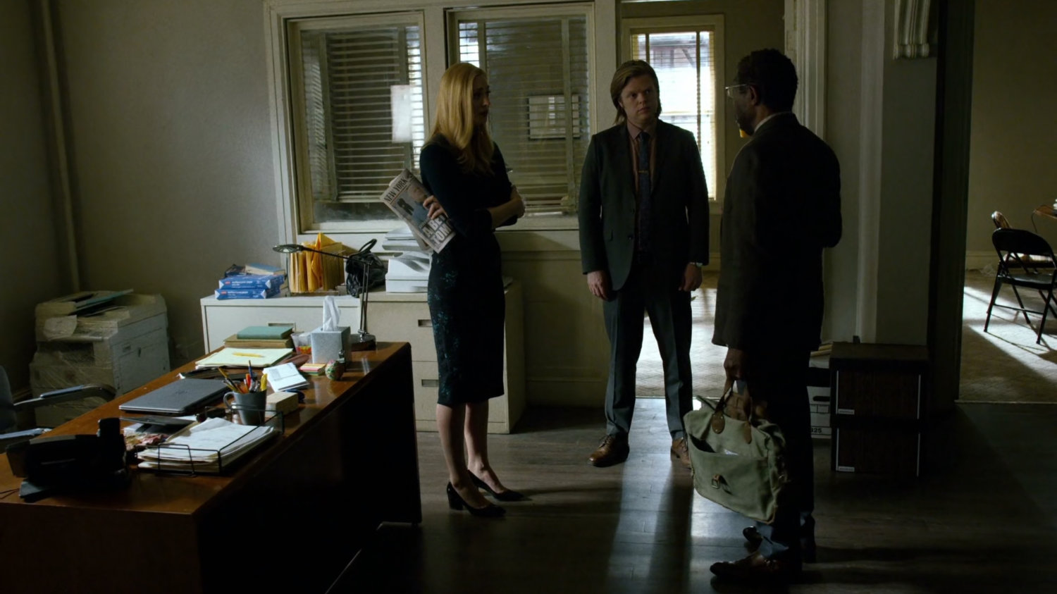 Ben, Foggy and Karen inside Nelson and Murdock offices.