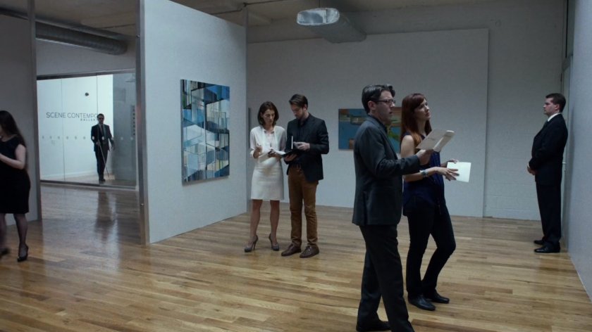 Patrons inside of Scene Contempo Galleries.