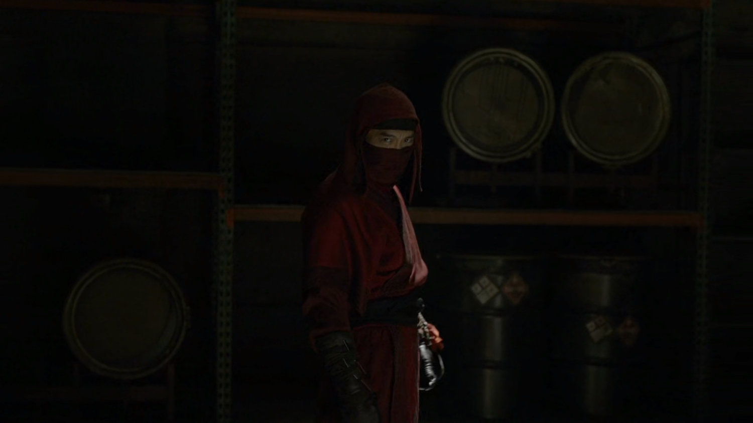 Nobu inside warehouse at Pier 81.