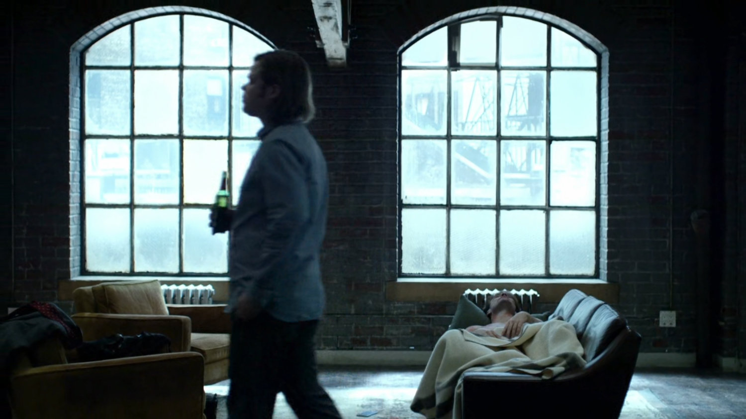 Foggy and Matt in his apartment.