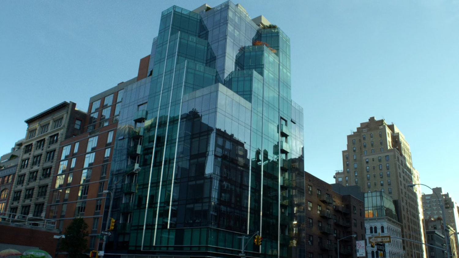 Exterior of Fisk's building.
