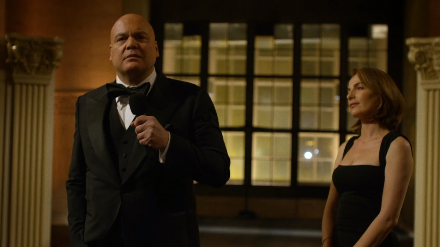 Fisk and Vanessa in Van Lunt building.