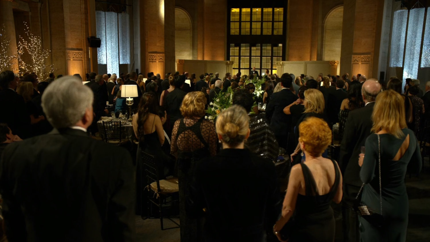 Patrons inside the Van Lunt building.