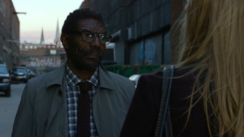 Karen and Ben in an alley.