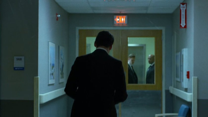 Wesley in a Metro-General hospital hallway.