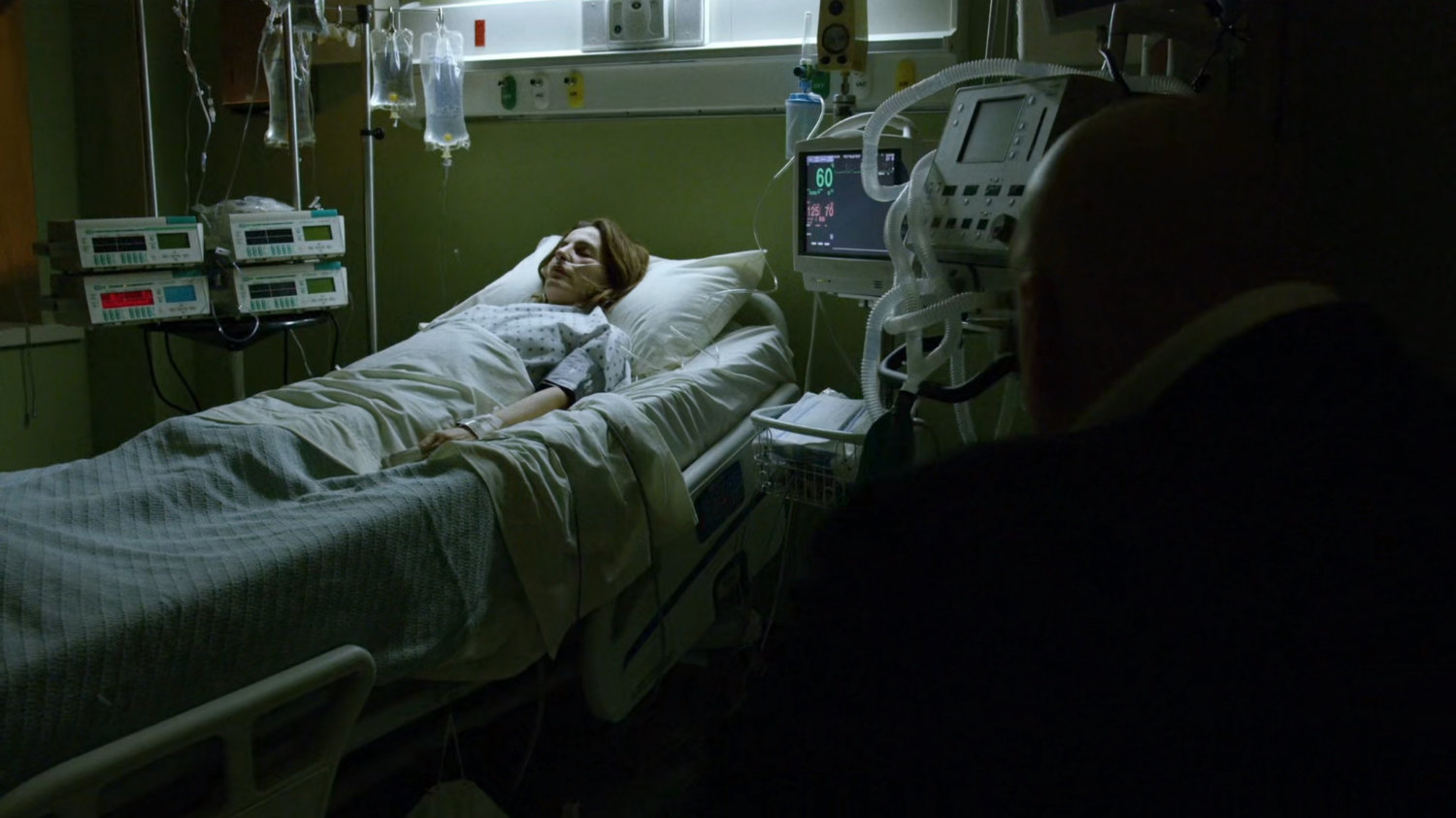 Vanessa in a Metro-General hospital room.