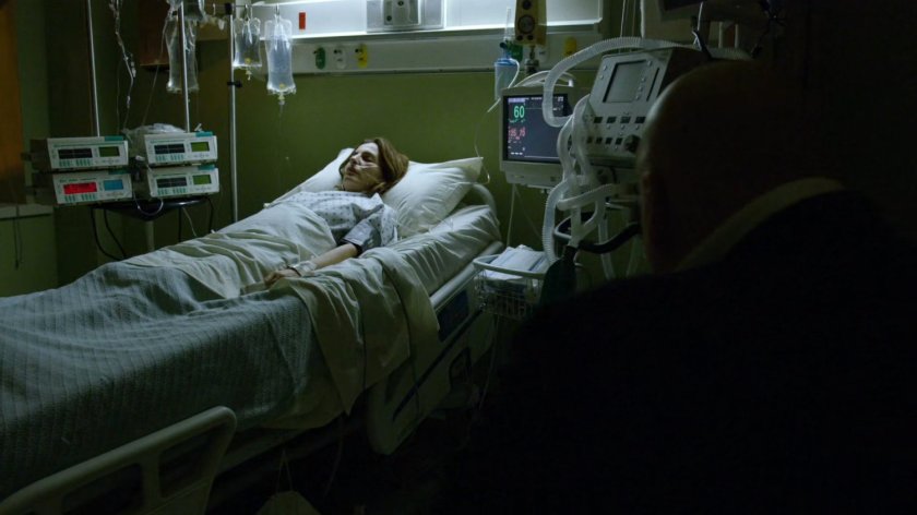 Vanessa in a Metro-General hospital room.