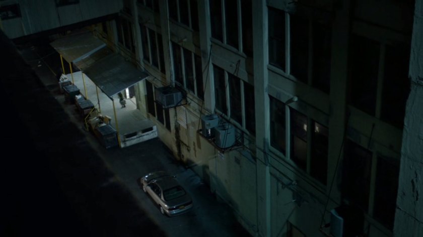 Exterior parking lot of New York Bulletin.