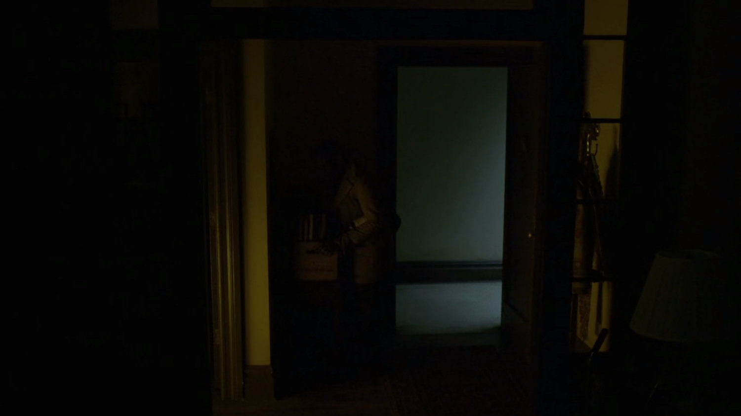 Ben inside his apartment.