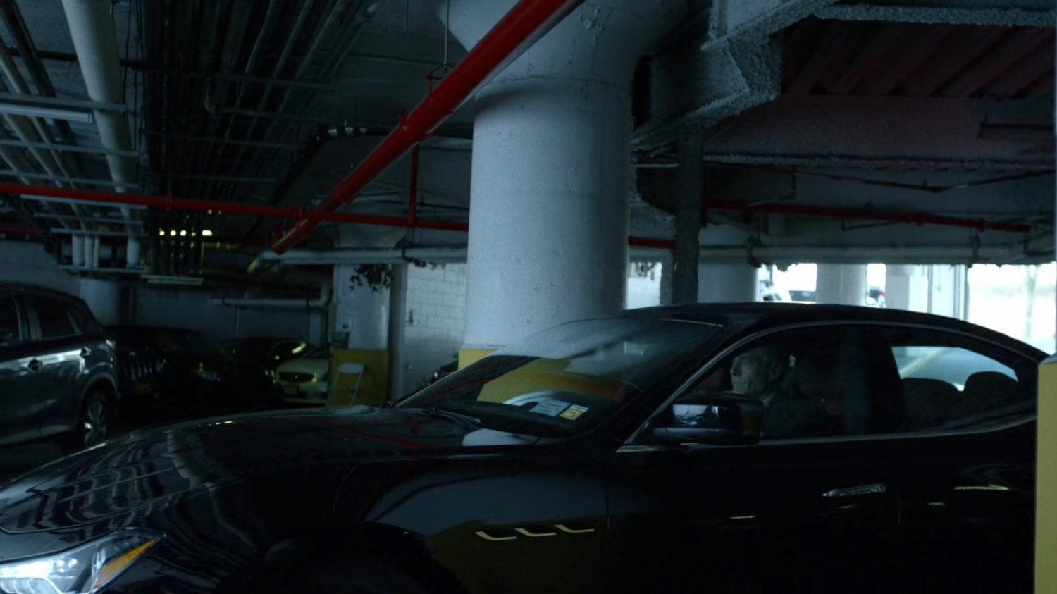 Car parked in Landman Zack parking garage.