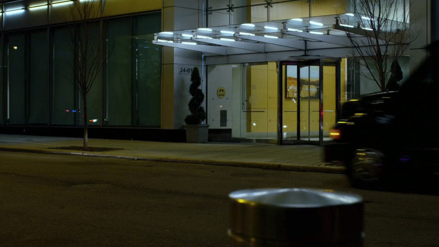 Exterior entrance of Fisk's building.
