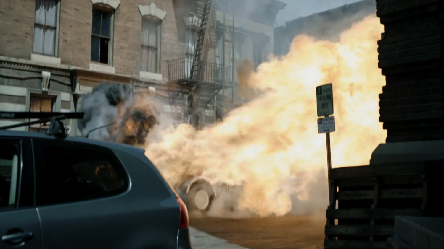A gas explosion in a Seattle neighborhood.