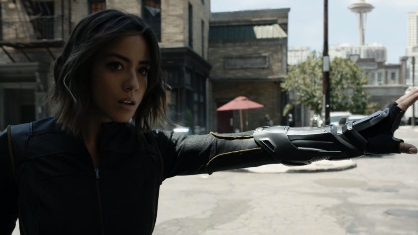 Daisy in Seattle neighborhood.