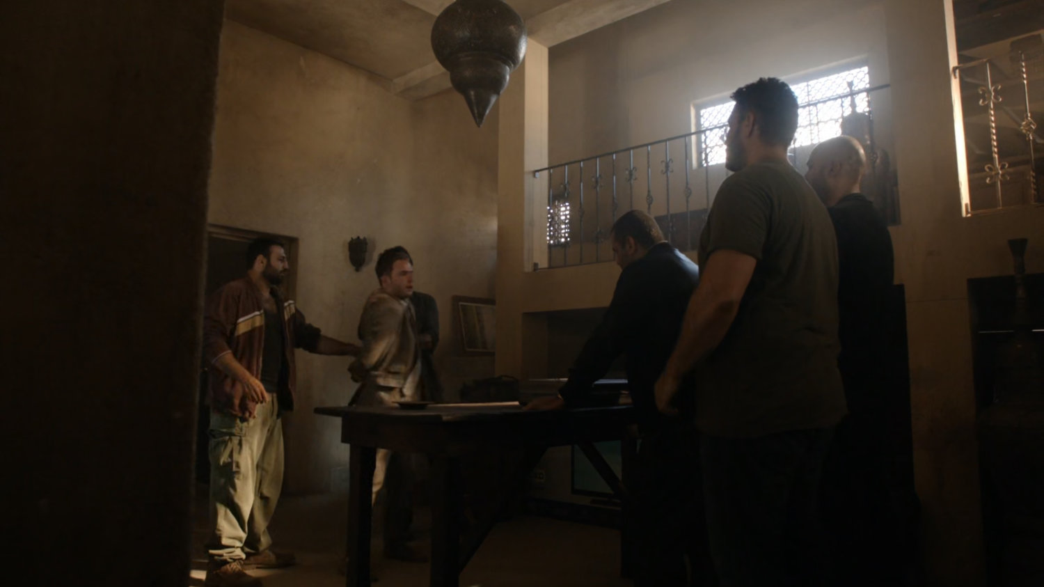 Fitz taken forcibly to see Yusef Hadad.