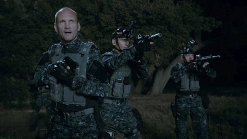 Banks and the ATCU team watching Lincoln.