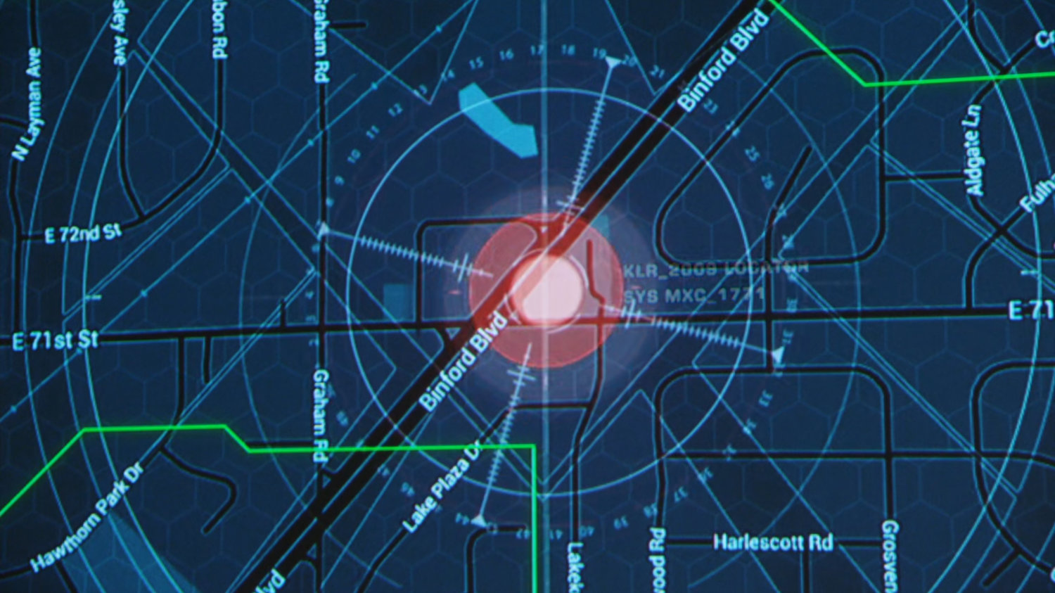 Graphical map on Indianapolis showing Lincoln's location.