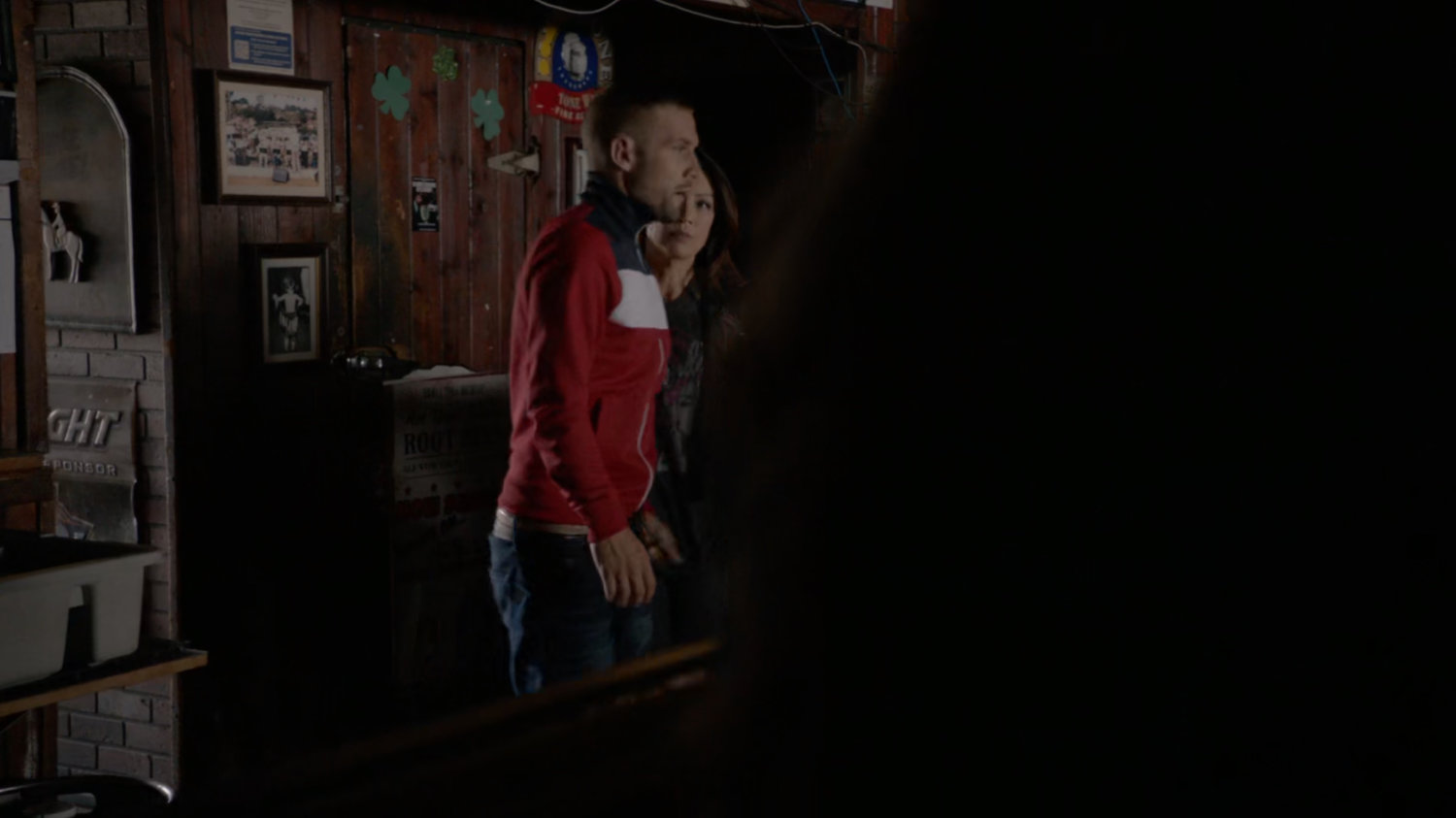 Hunter and May in Irish Bar.