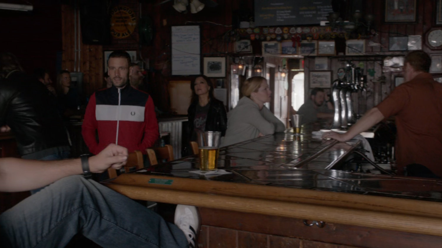 Hunter and May in Irish Bar.