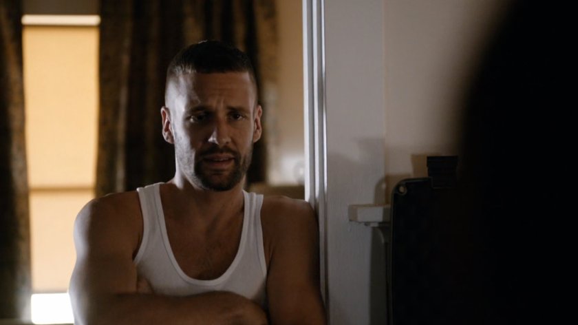 Hunter in a safe house in Allston, Massachusetts.