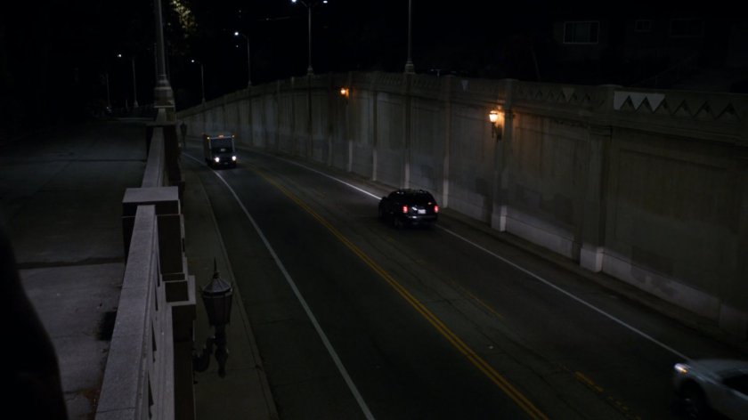 The ATCU truck drives along a Maryland highway.