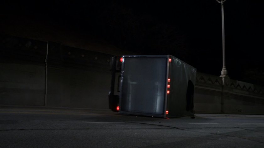 The ATCU truck crashes along a Maryland highway.