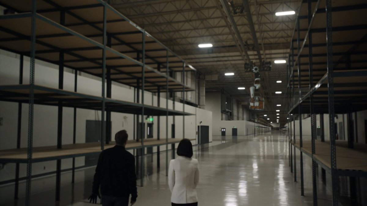 Coulson and Rosalind inside Endotex Labs.