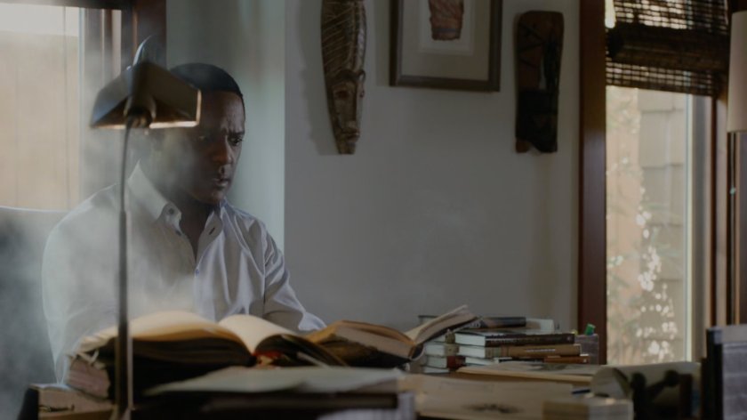 Andrew Garner in his home office.