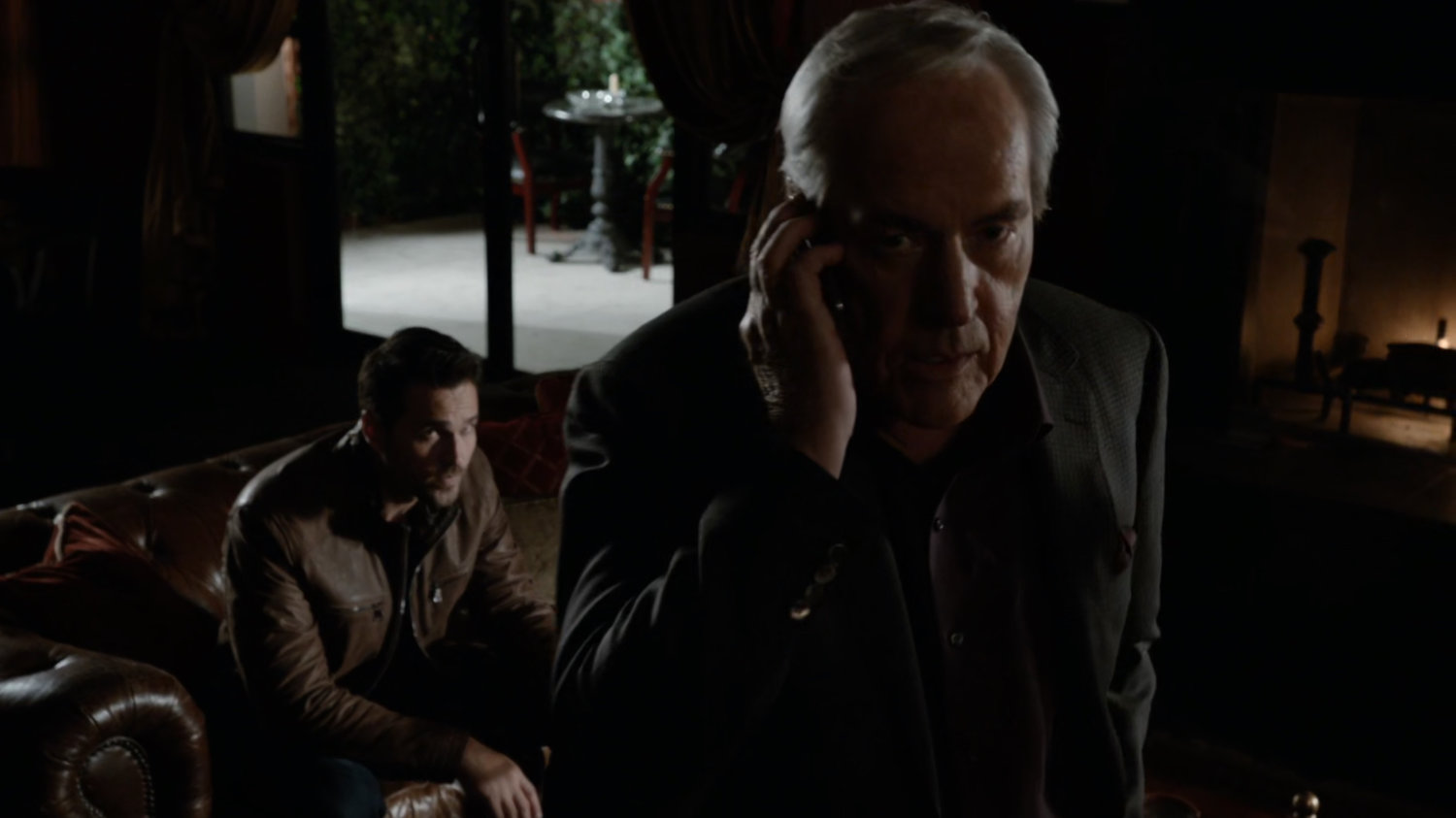 Malick and Ward in Malick's private club.