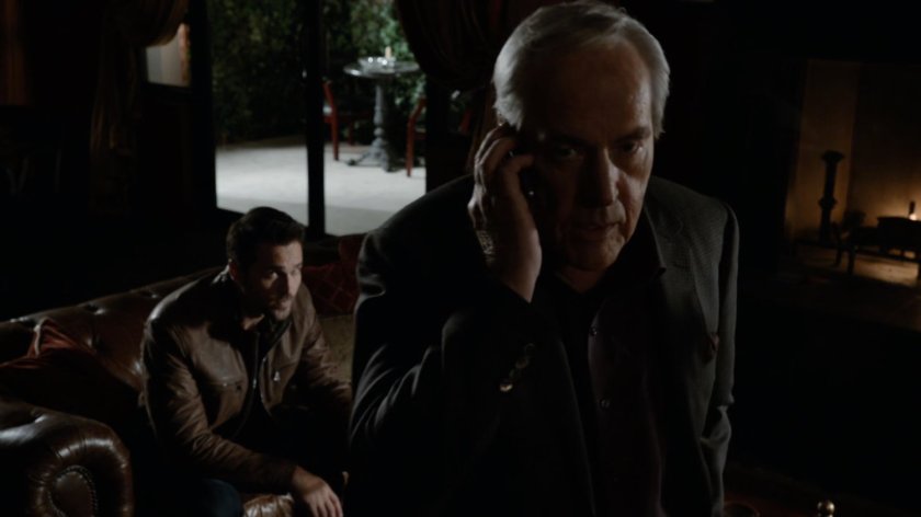 Malick and Ward in Malick's private club.