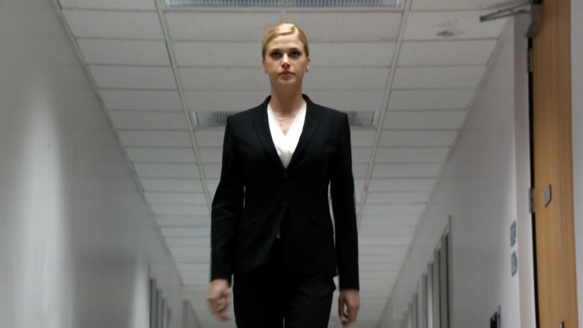 Bobbi in an ATCU hallway.